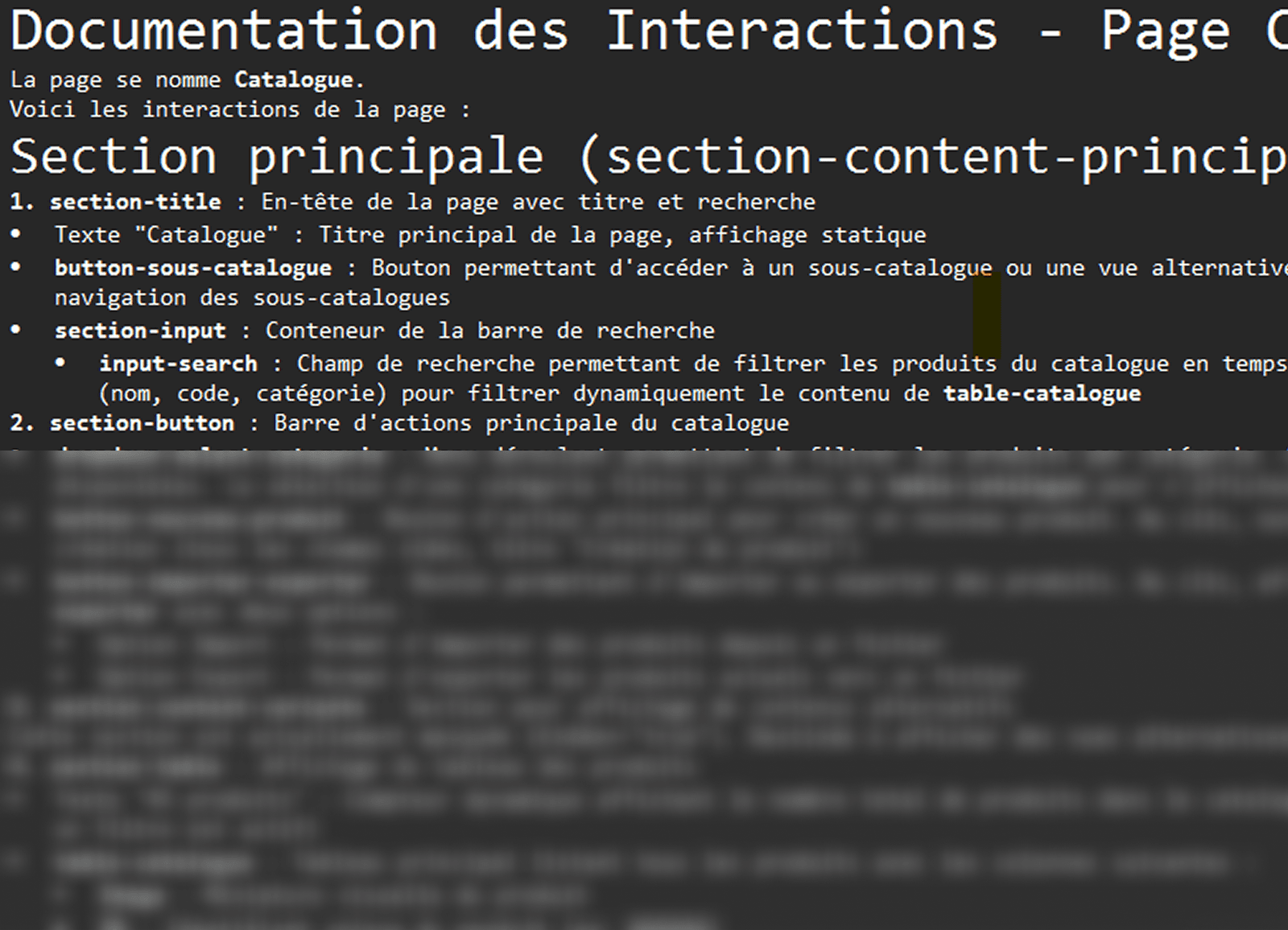 Spécification annotée